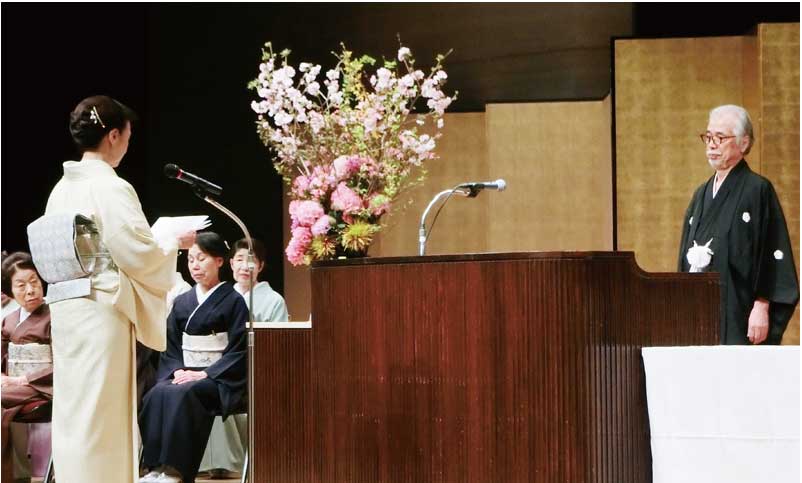 生徒謝辞/第５９回認定証授与式