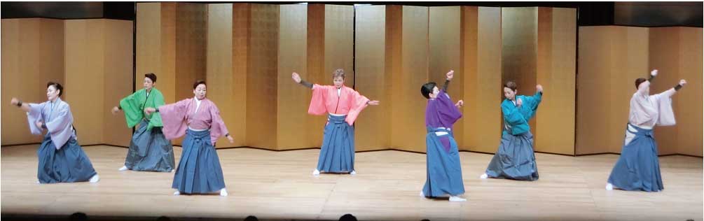 男袴の着付け舞い③