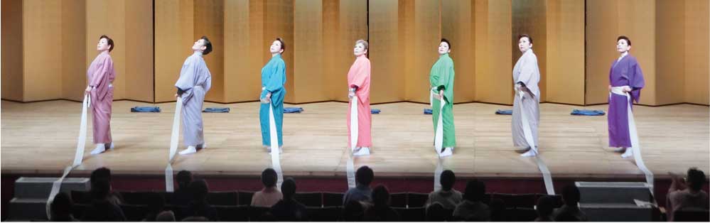 男袴の着付け舞い②
