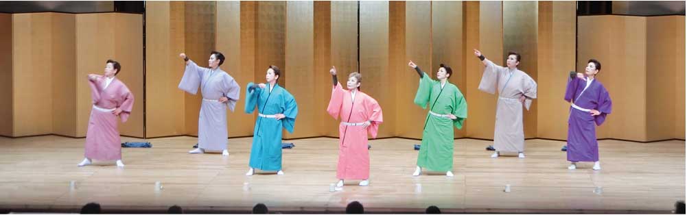 男袴の着付け舞い①