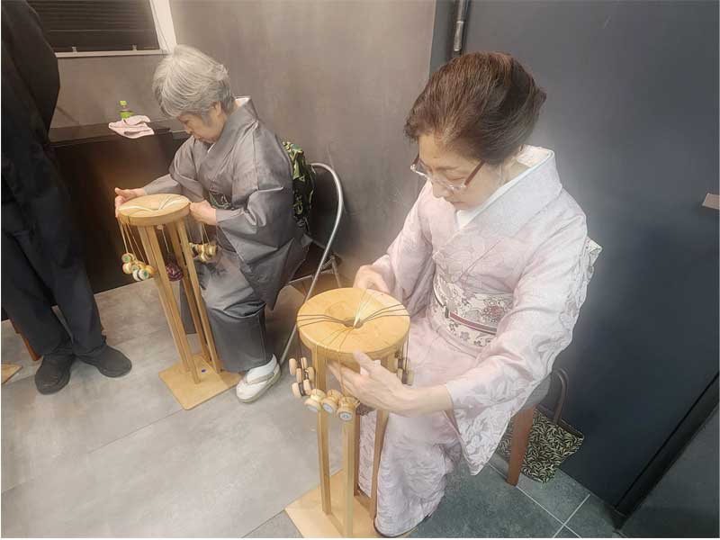 きものでおでかけ⑪/神楽坂 「道明」にて奈良紐体験