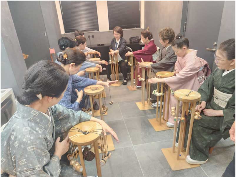 きものでおでかけ⑦/神楽坂 「道明」にて奈良紐体験