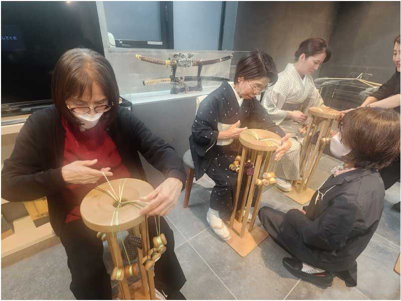 きものでおでかけ⑩/神楽坂 「道明」にて奈良紐体験