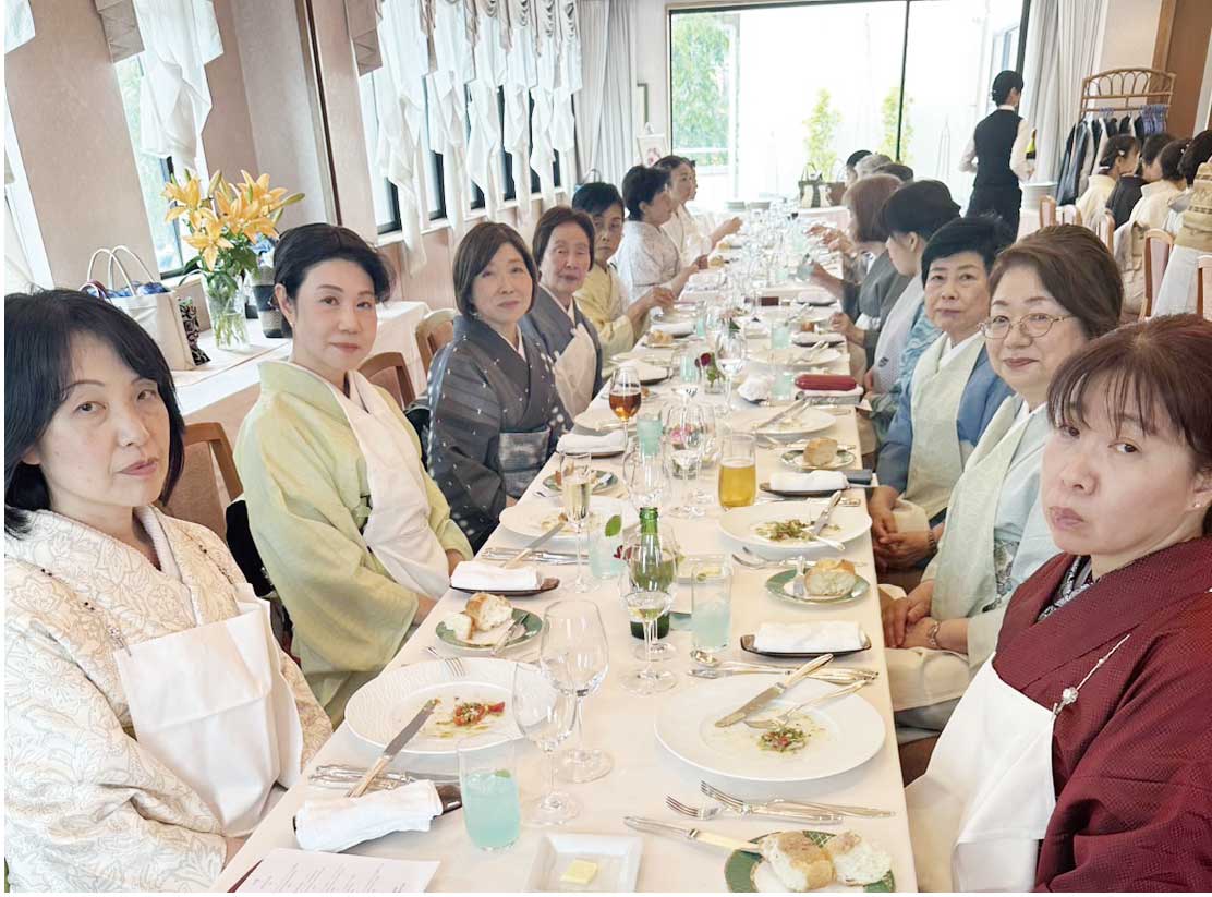 きものでお食事⑧/フランス料理アルピーノ
