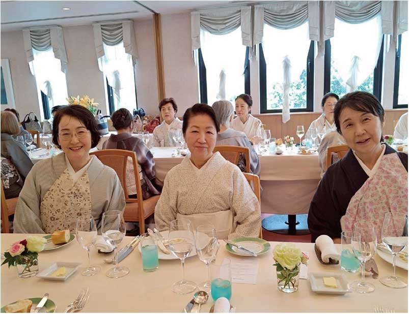 きものでお食事③/フランス料理アルピーノ