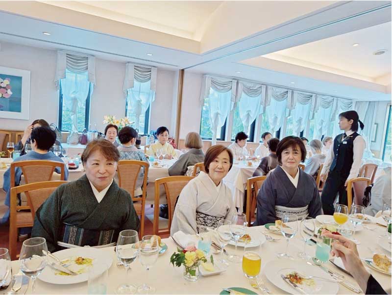 きものでお食事②/フランス料理アルピーノ