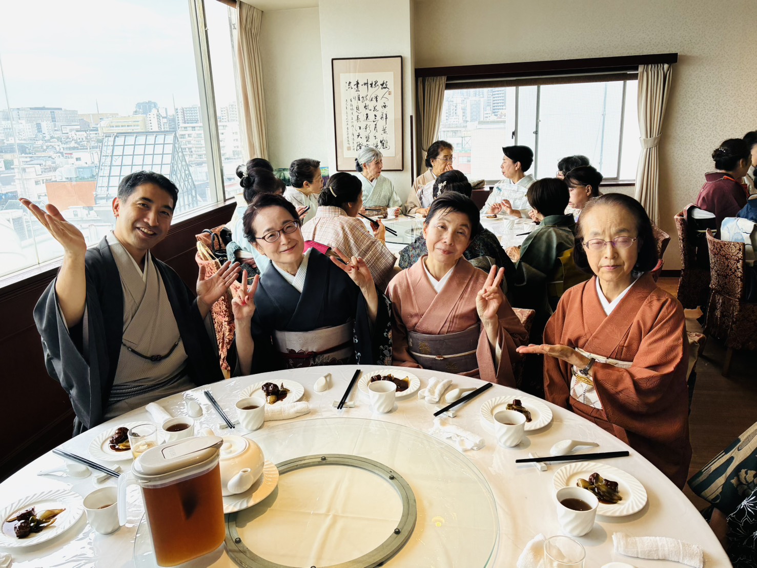 着物でお食事会④/中華 源源飲店