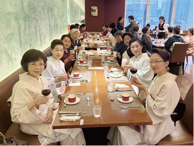 着物でいおでかけ/小岩井農場Tokyoにてお食事7