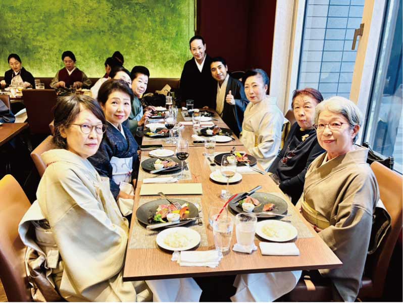 着物でいおでかけ/小岩井農場Tokyoにてお食事8