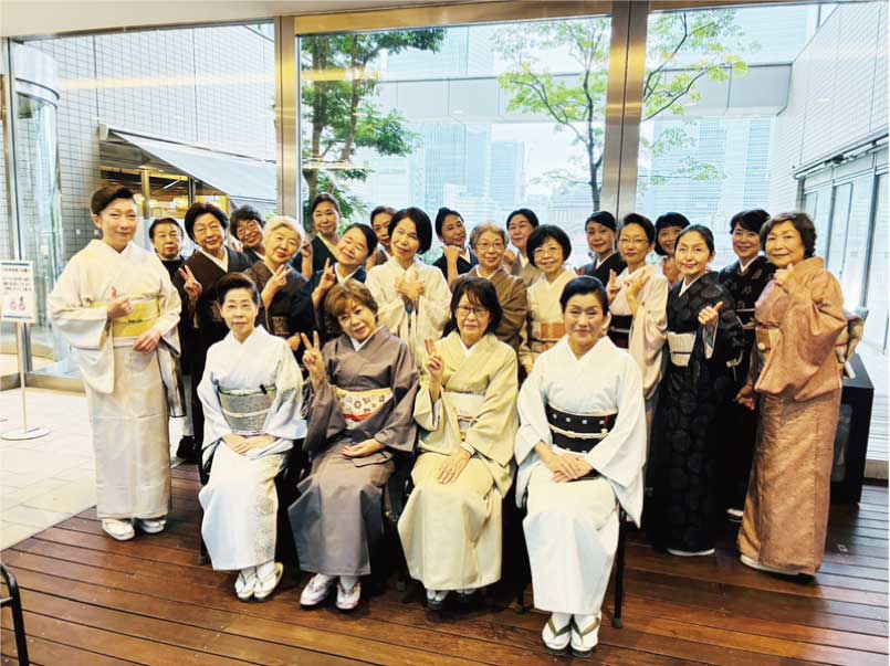 着物でいおでかけ/小岩井農場Tokyoにてお食事