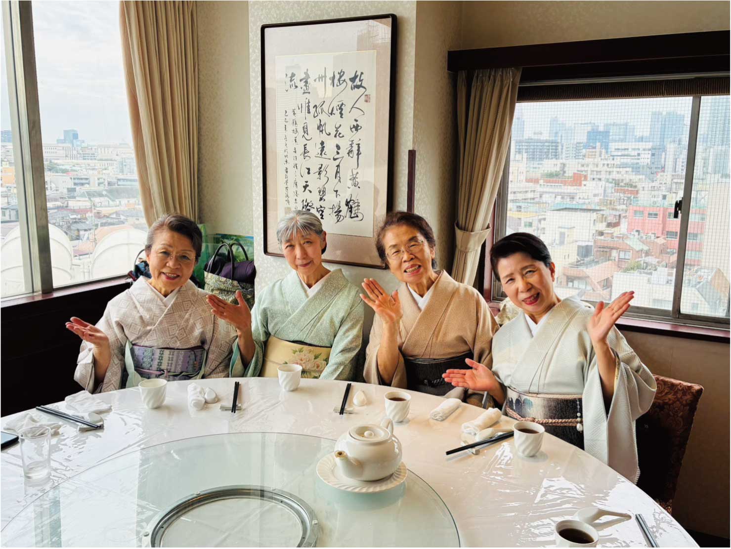 着物でお食事会⑦/中華 源源飲店