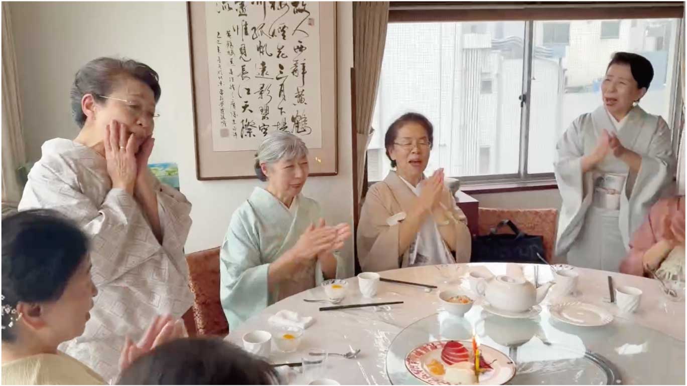 着物でお食事会①/中華 源源飲店