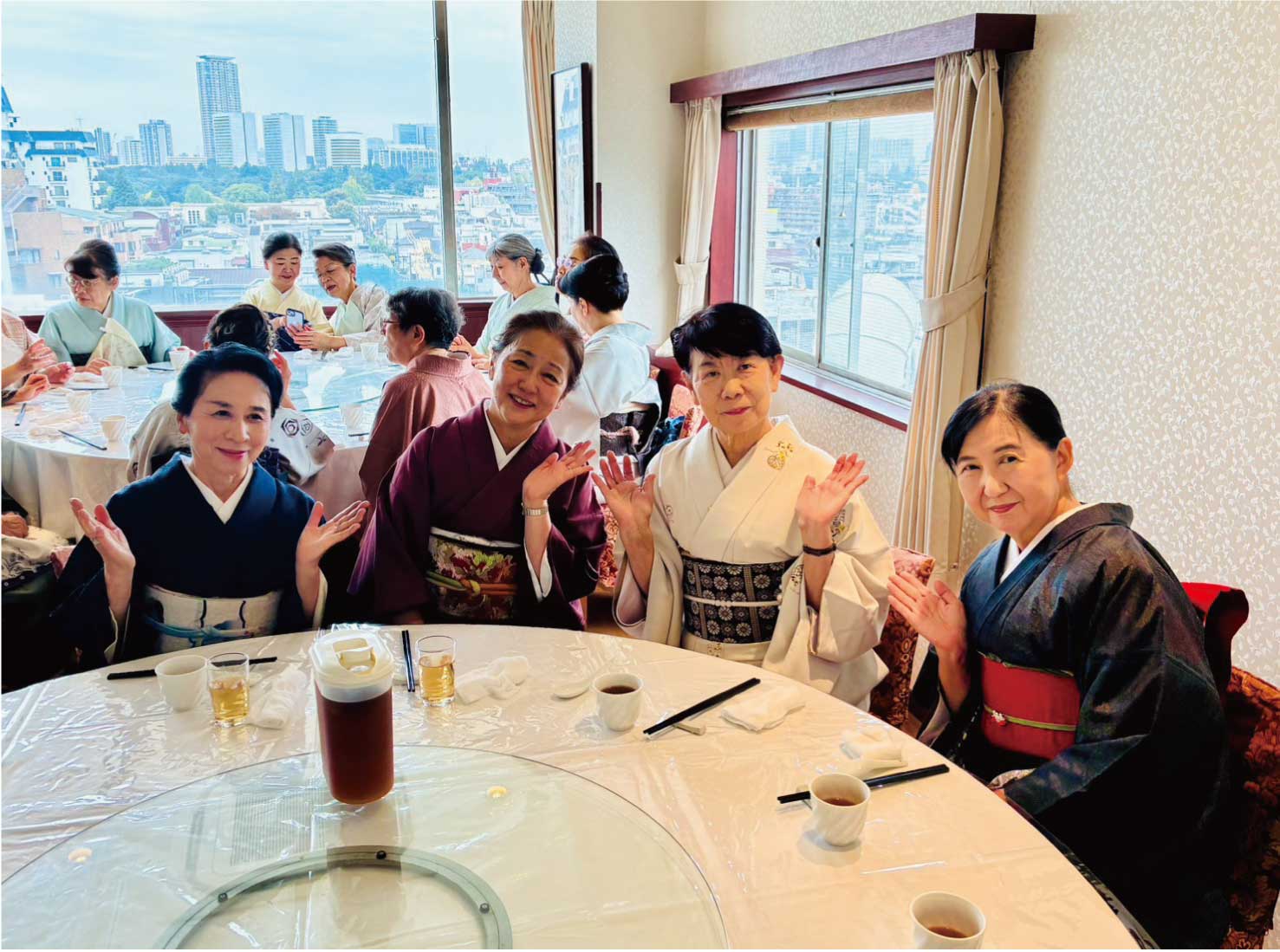 着物でお食事会③/中華 源源飲店